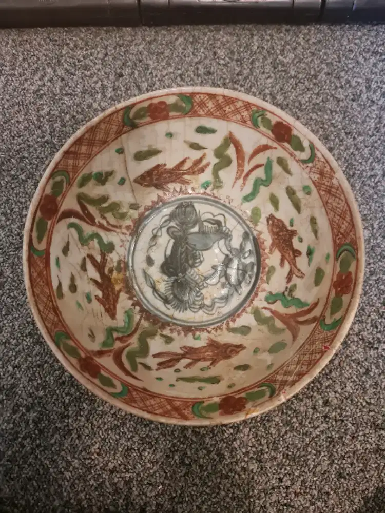 Mangkuk antik chinese ming dinasty