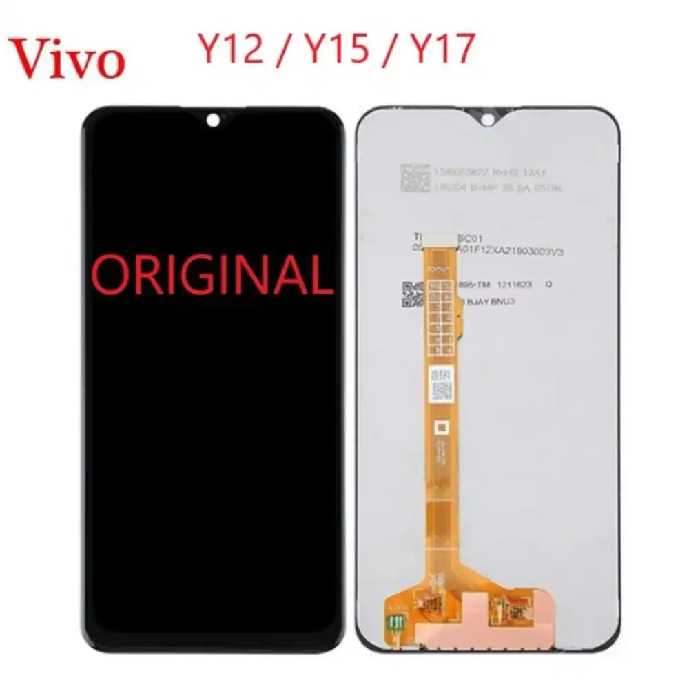 KACA LCD vivo y12  FULLSET SIAP PASANG