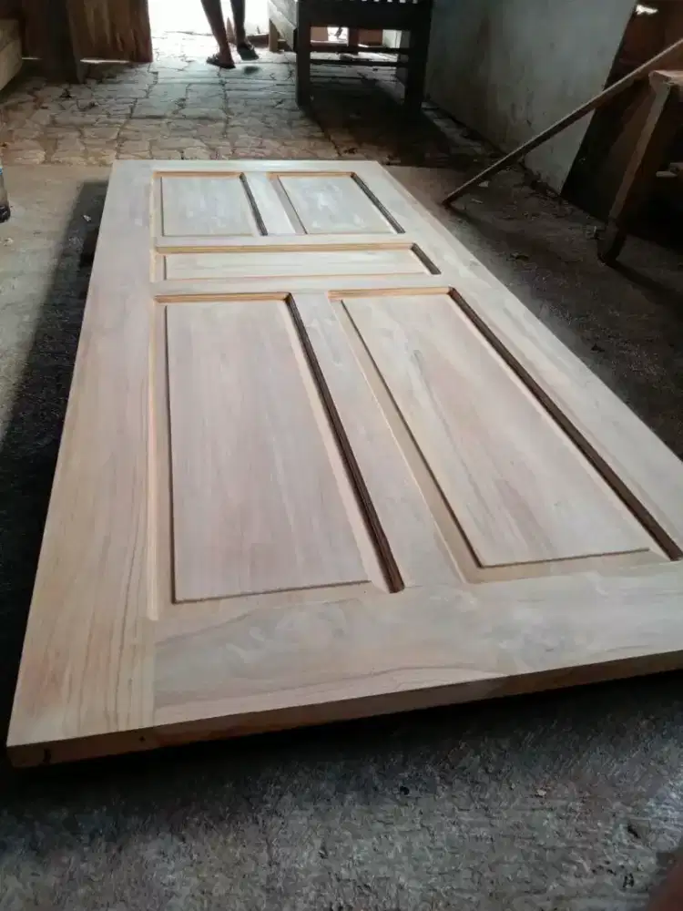 PINTU KAMAR KAYU JATI