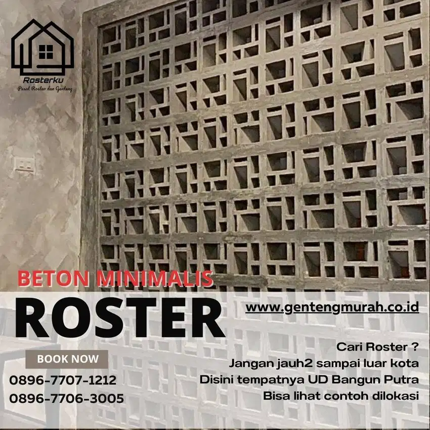 ROSTER/LOSTER BETON SEKATAN MINIMALIS BERKUALITAS