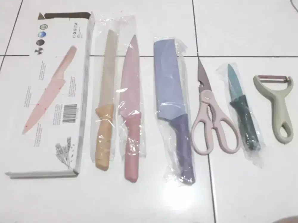 pisau set dapur(6 macam)