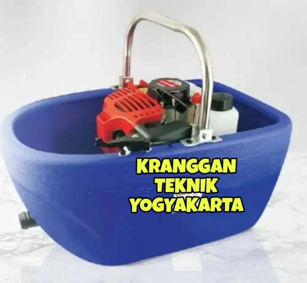 (KRANGGAN TEKNIK)pompa apung pertanian floating pump sprayer tanaman