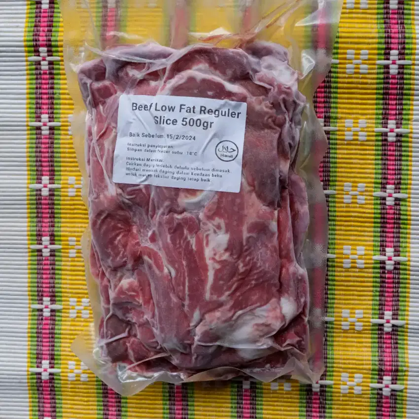 Daging Sapi Slice Reguler (Low Fat) (500gram)