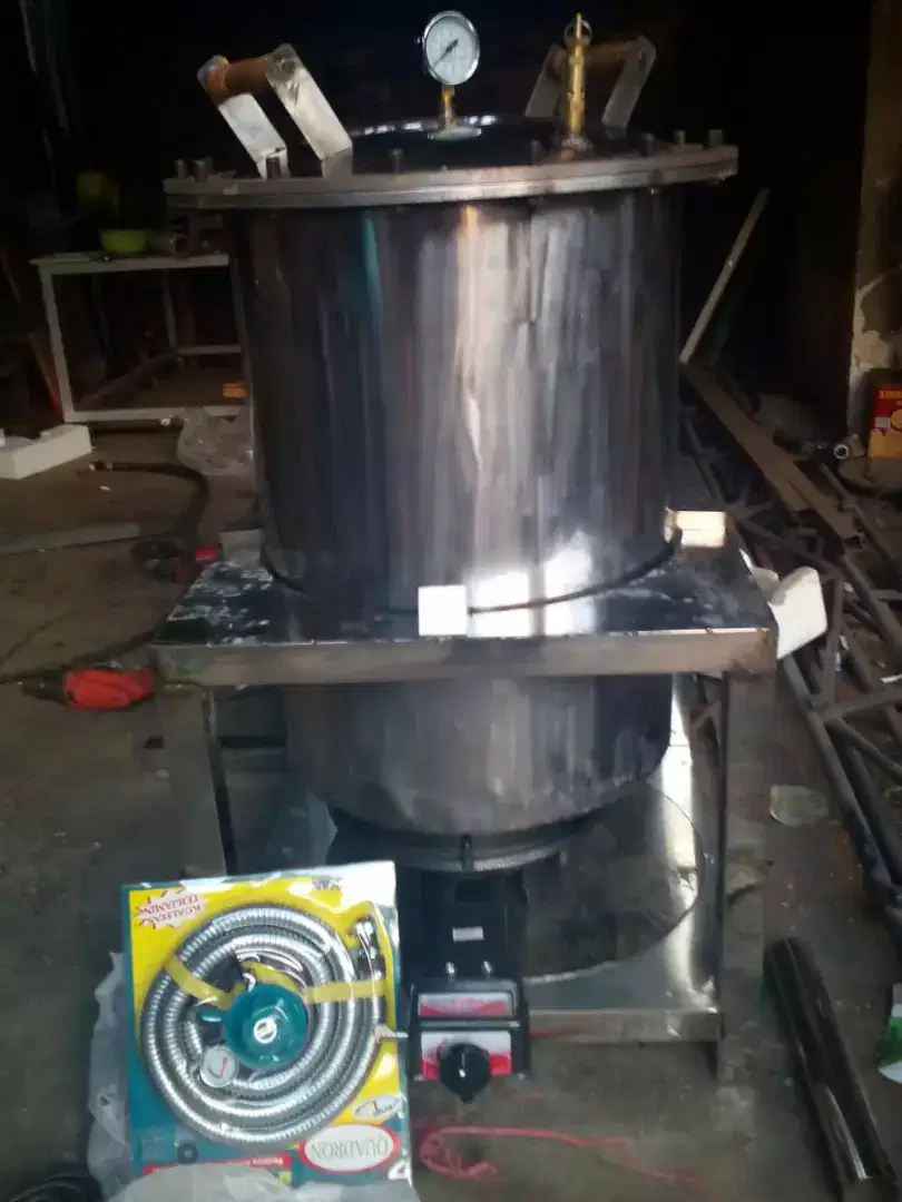 Mesin Presto Ikan, Ayam, Daging Sapi Dll