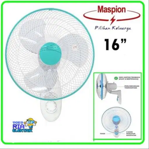 KIPAS ANGIN DINDING / WALL FAN MASPION MWF 41K