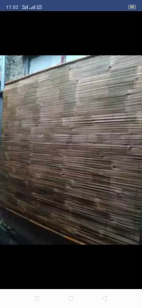 Tirai kayu bambu atau wide atau krey atau kre bambu