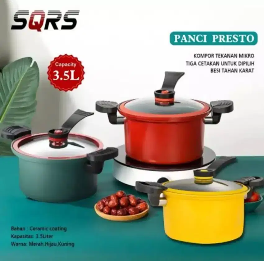 Panci presto sqrs 3,5ltr