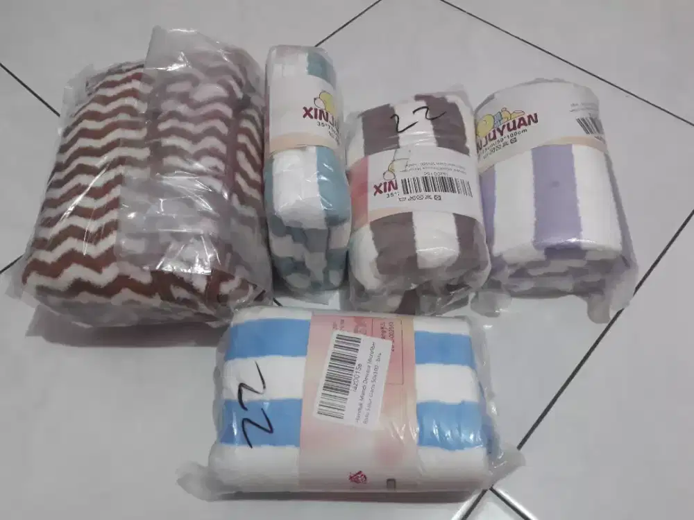 handuk mandi mini 50x100