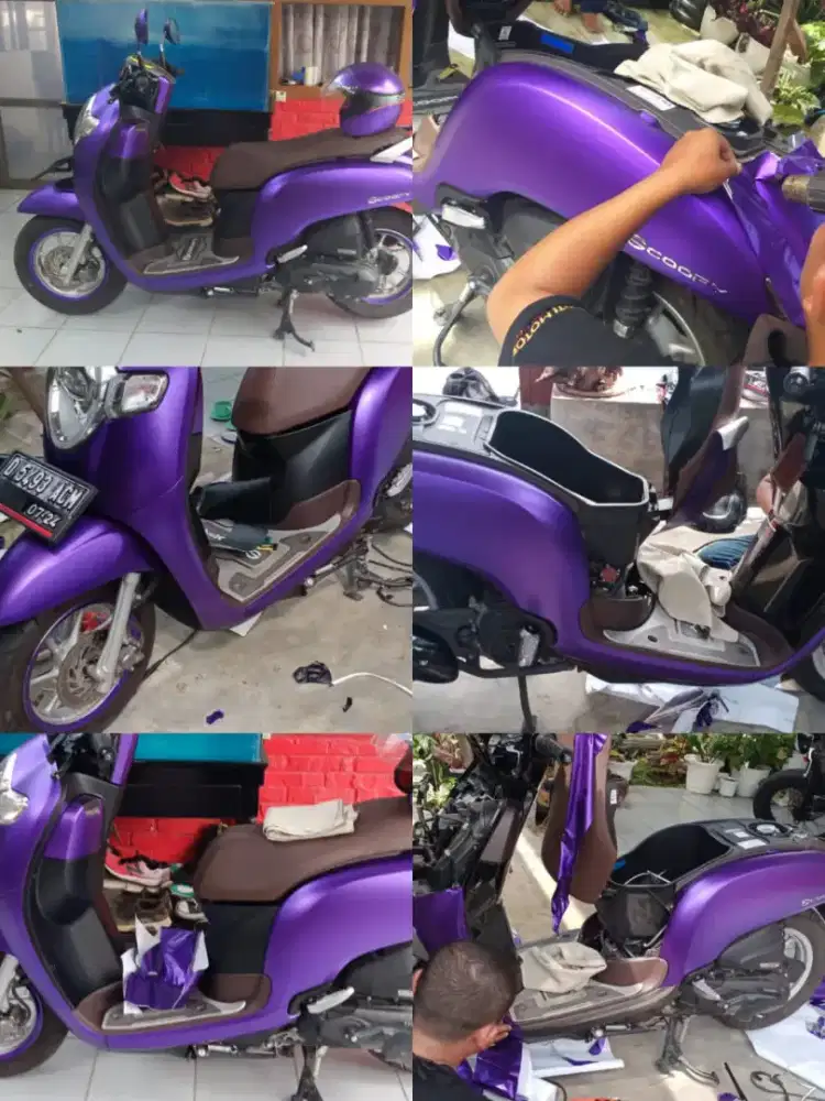 Wrapping murah motor mobil