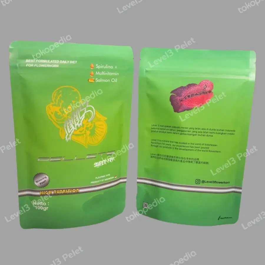 Pelet Ikan LEVEL3 SUPER FRY Mutiara Shinning 100gr