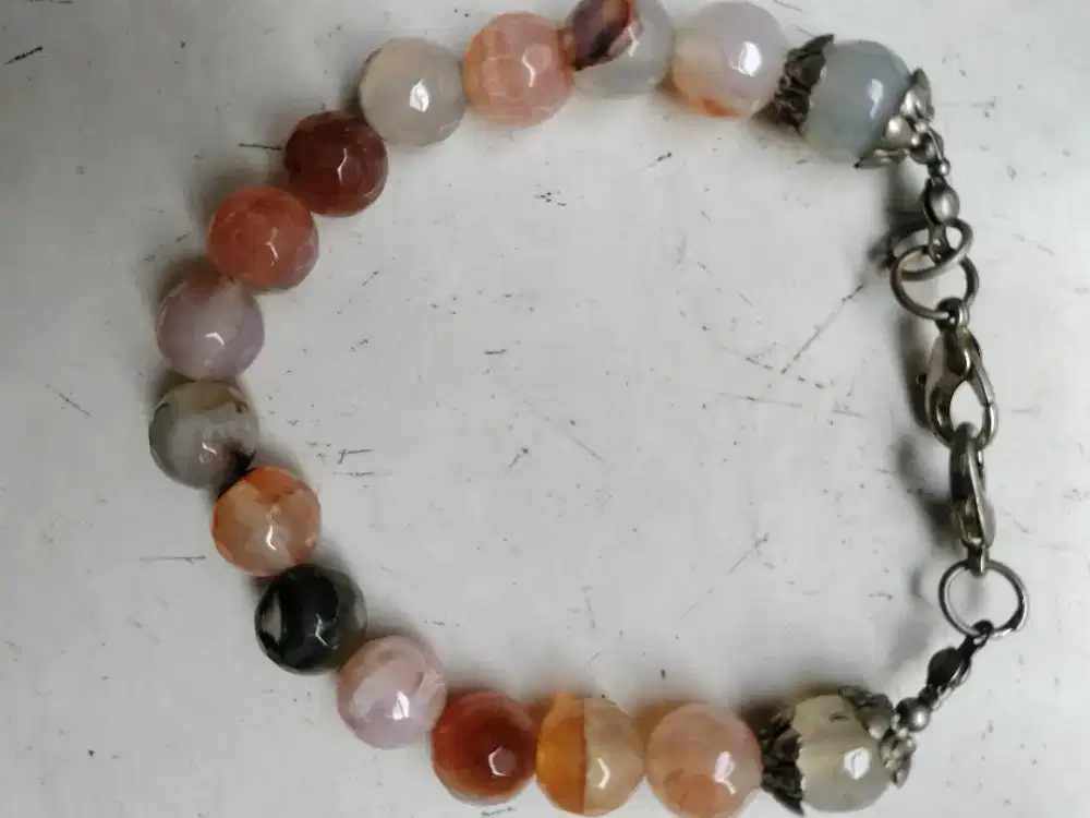 Gelang batu alam uk 21 cm