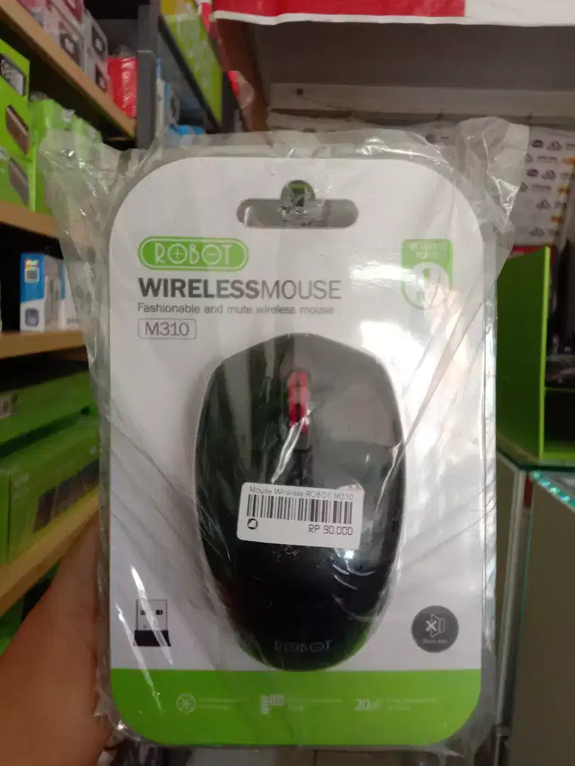 Mouse Wireless ROBOT M310 MURAH MERIAH!! (RAVE CELL SAKO)