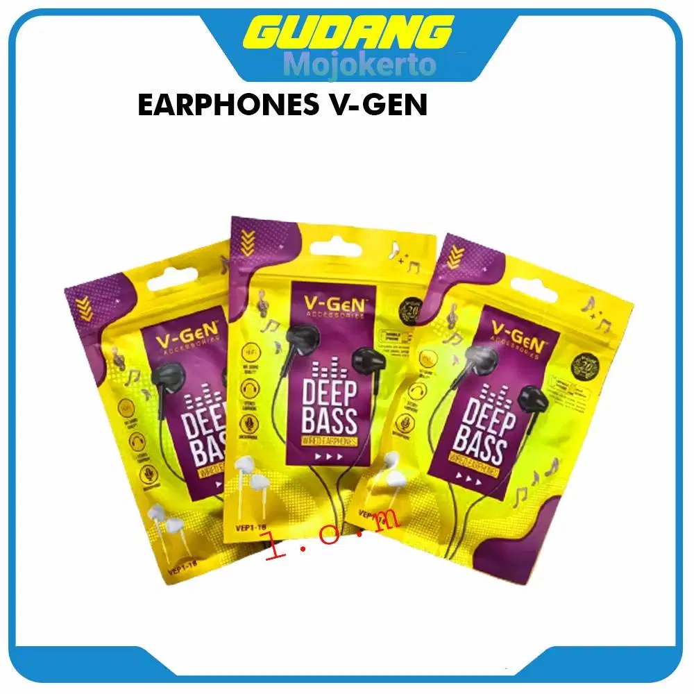 Headset V-Gen terbaru bass non karet