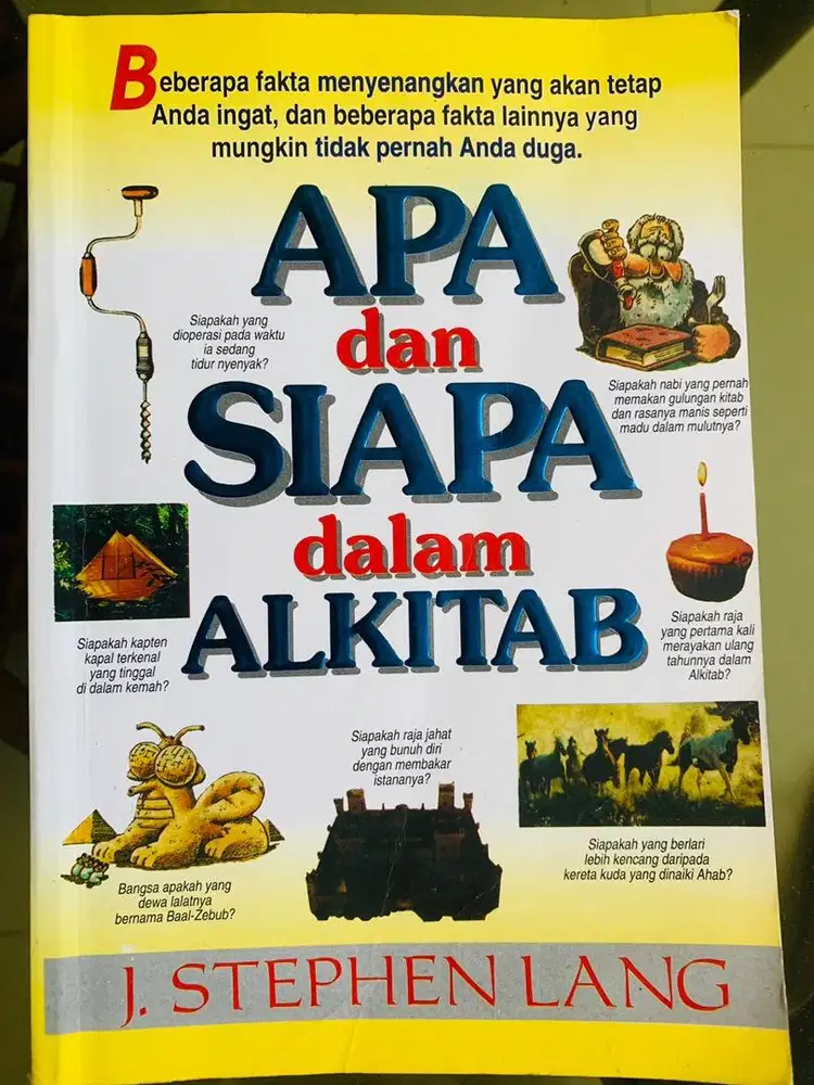 Buku baru best seller “Apa dan siapa dalam Alkitab”