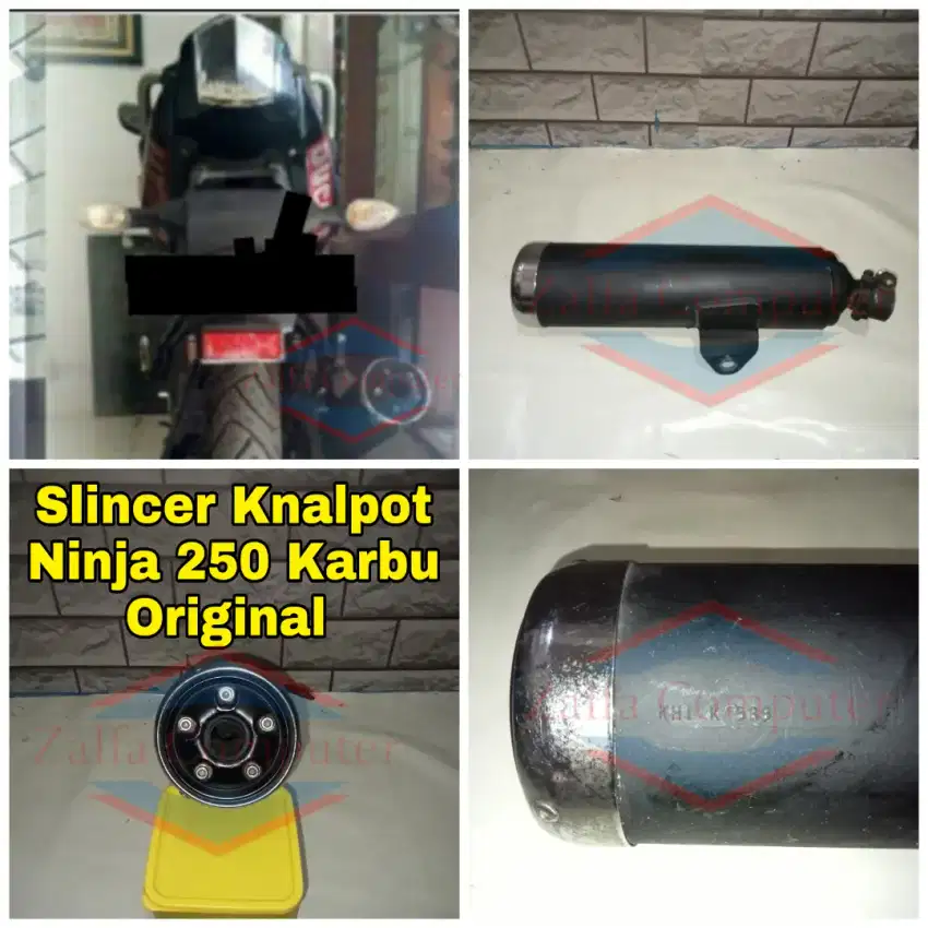 Slincer Knalpot Ninja 250 Karbu Original