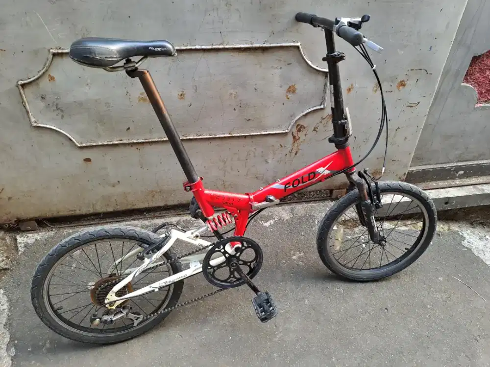 Sepeda foldx tokyo suspensi langka jual murah BU banget hari ini