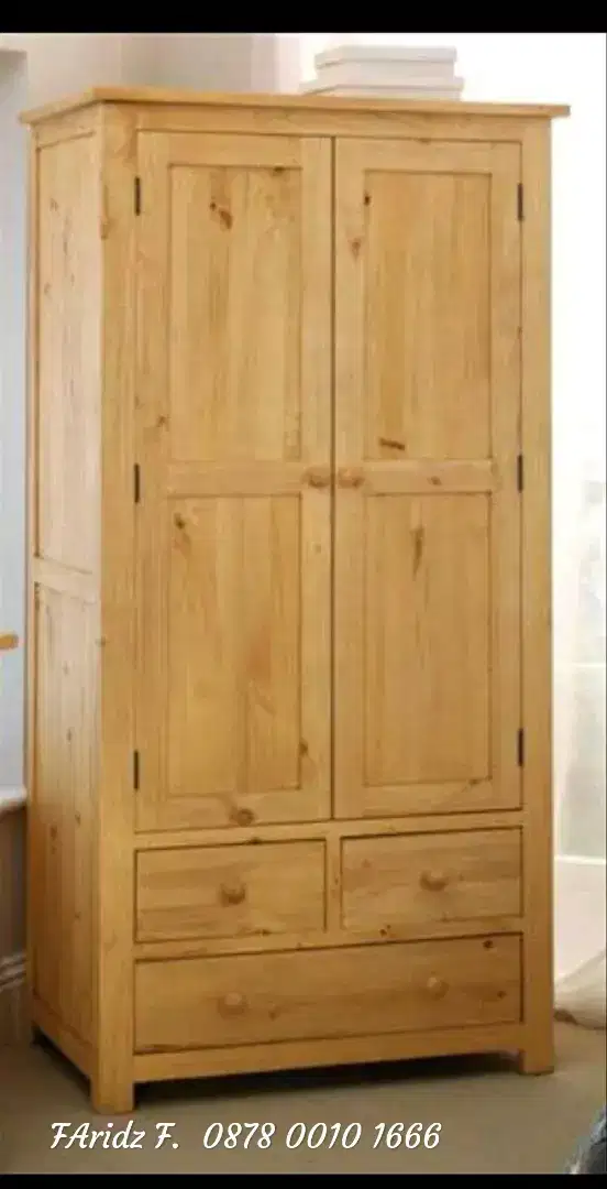 Lemari 2pintu full jati belanda