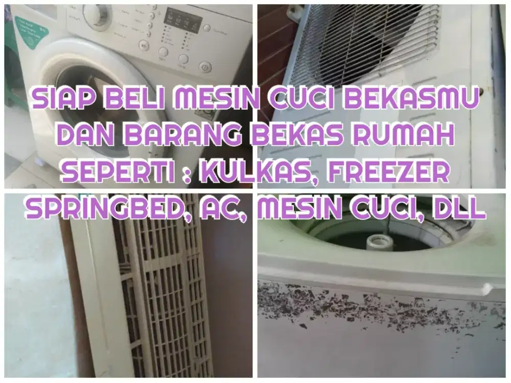 Kami Siap Beli Mesin cuci dan Barang bekas lainnya all Kondisi