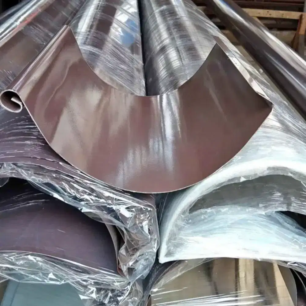 Talang air rumah Metal galvanis 20 cm