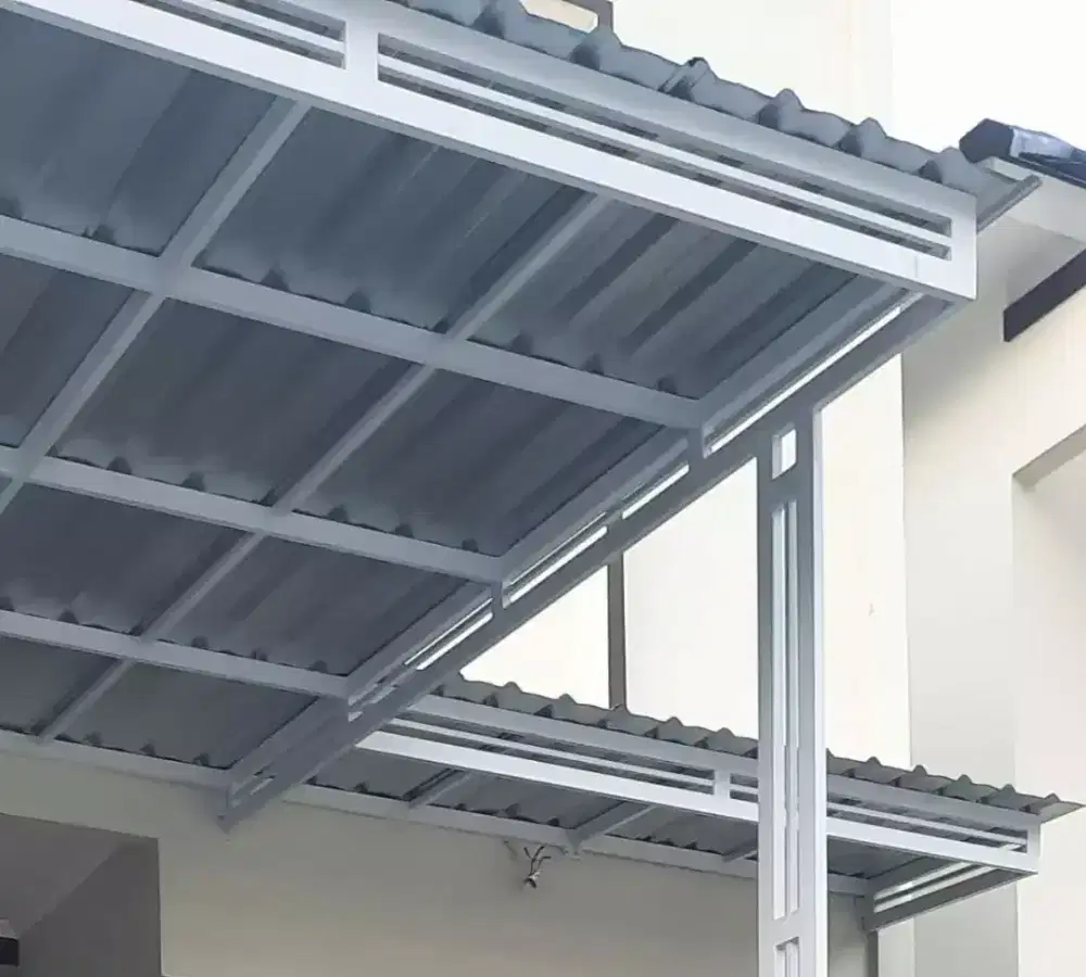 Kanopi atap transparan kanopi solarflat kanopi balkon kanopi alderon