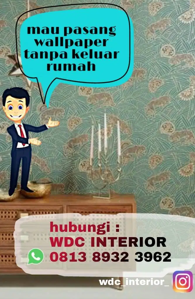 Wallpaper dinding murah