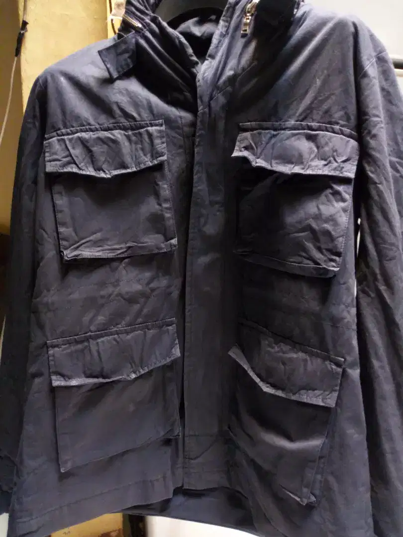 Jaket parka navy import