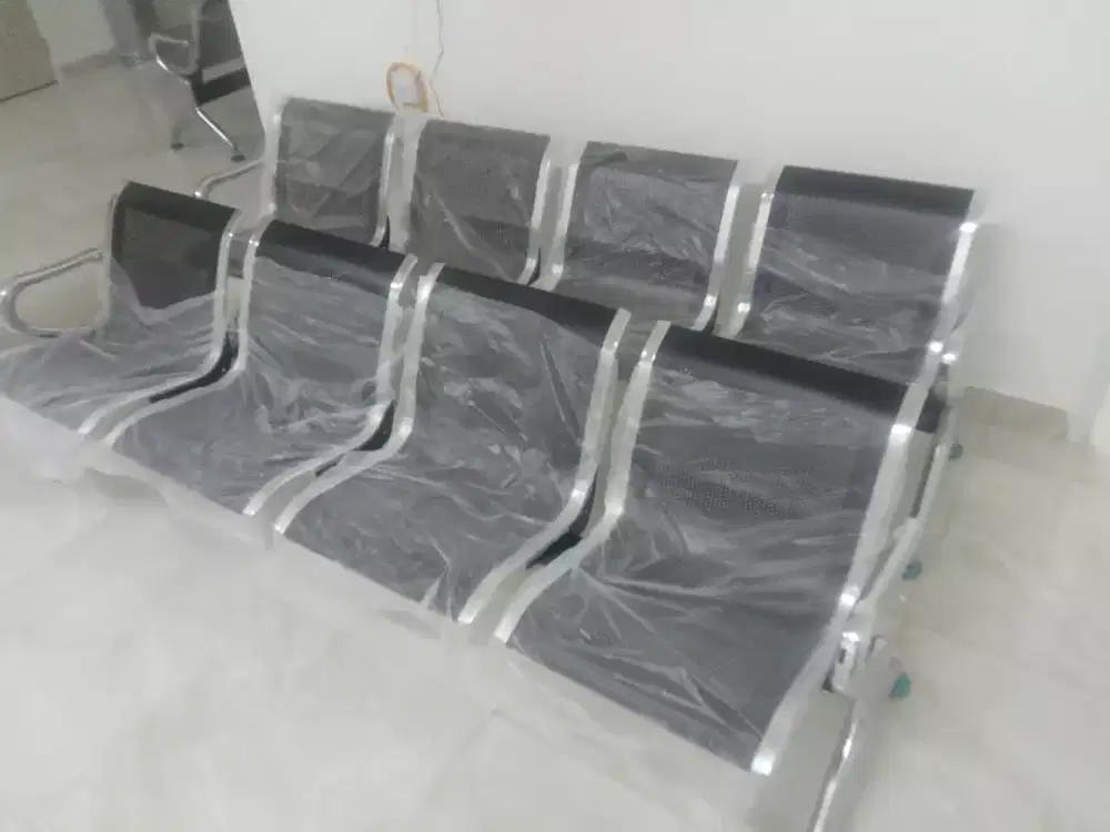 KURSI TUNGGU 4 DUDUKAN BARU COD FREE ONGKIR PASANG