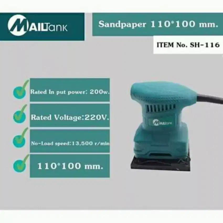 220W Mesin amplas kayu/finish sander X-MEN