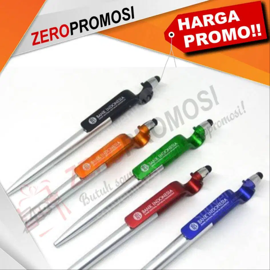 Souvenir Pulpen stylus dan stand hp 1128 promosi