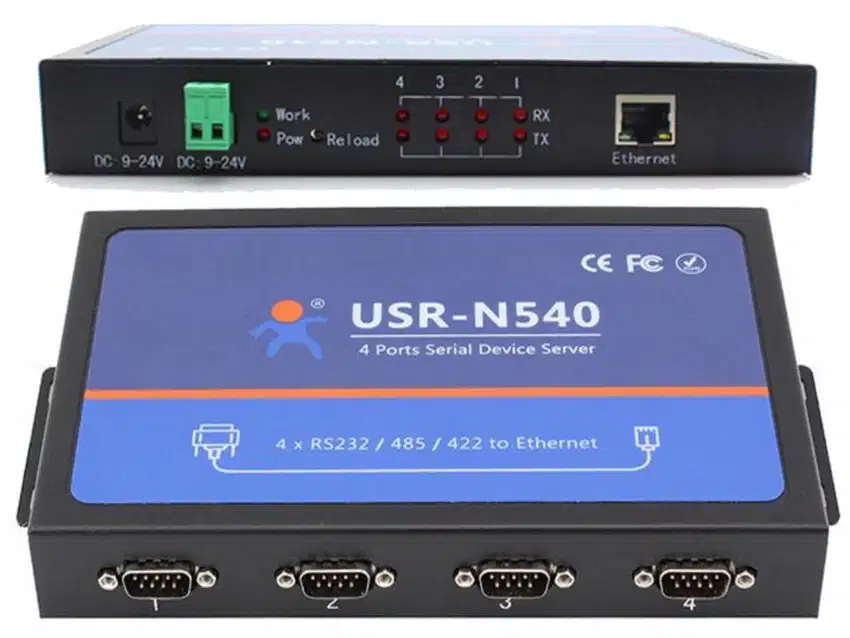 RS232 to Ethernet RS485 to RJ45 RS422 to TCP IP Converter USR-N540