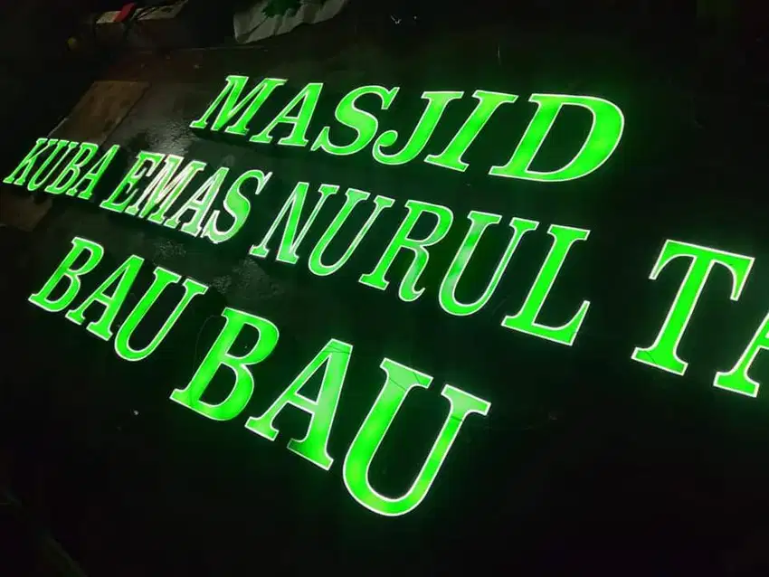 HURUF TIMBUL//PAPAN NAMA//NEON BOX//REKLAME//AKRILIK//MURAH