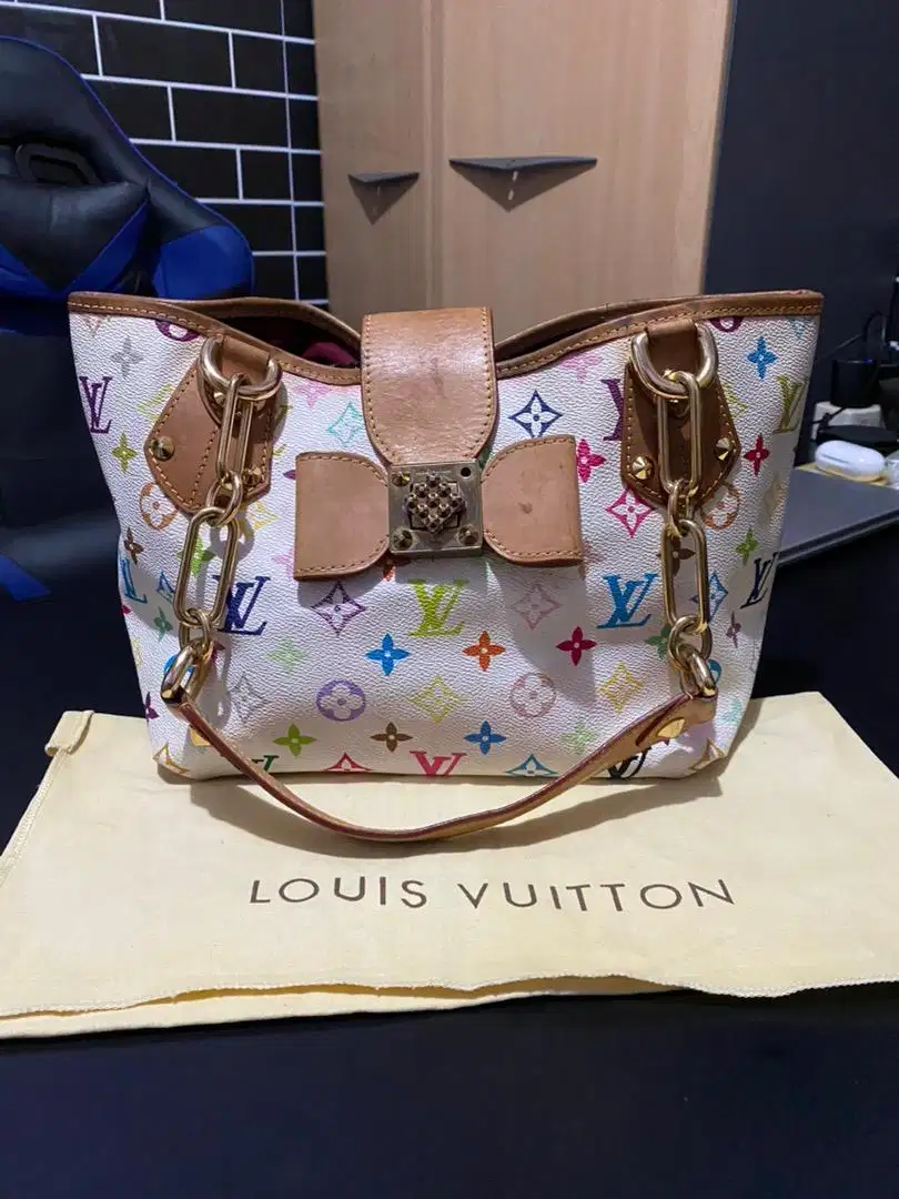 Tas wanita louis vuitton lv annie multicolour