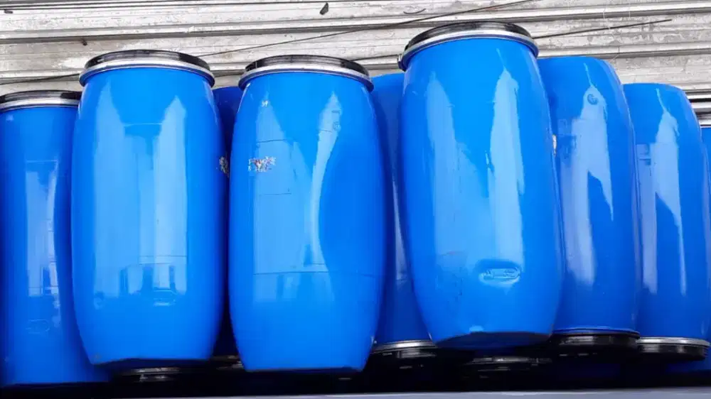 DRUM PLASTIK IMPORT KAPASITAS 200 LITER