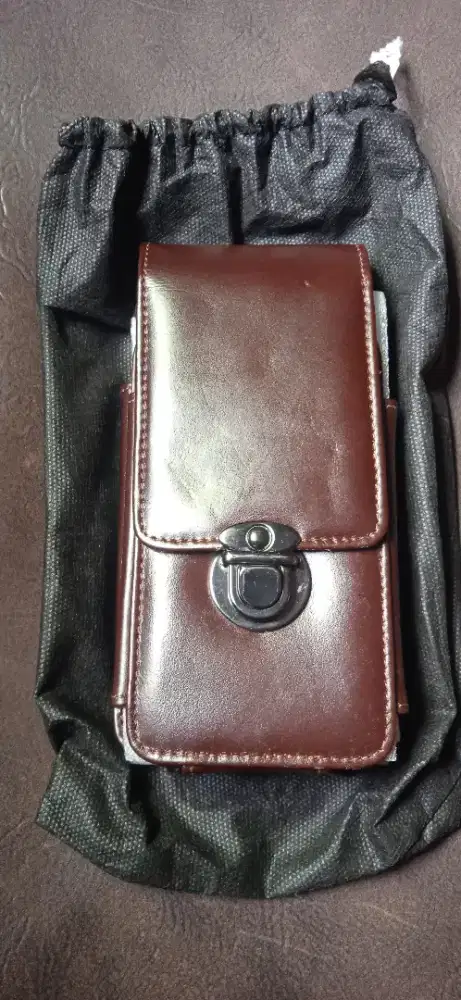 Dompet hp kulit sapi