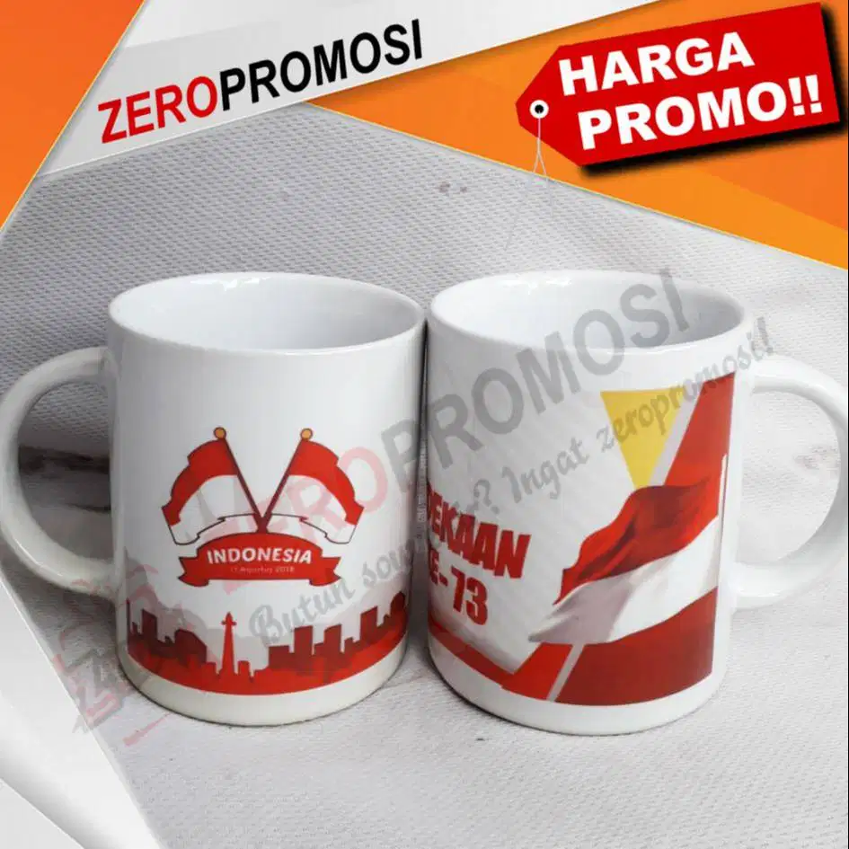 Souvenir Mug 17 Agustus Custom