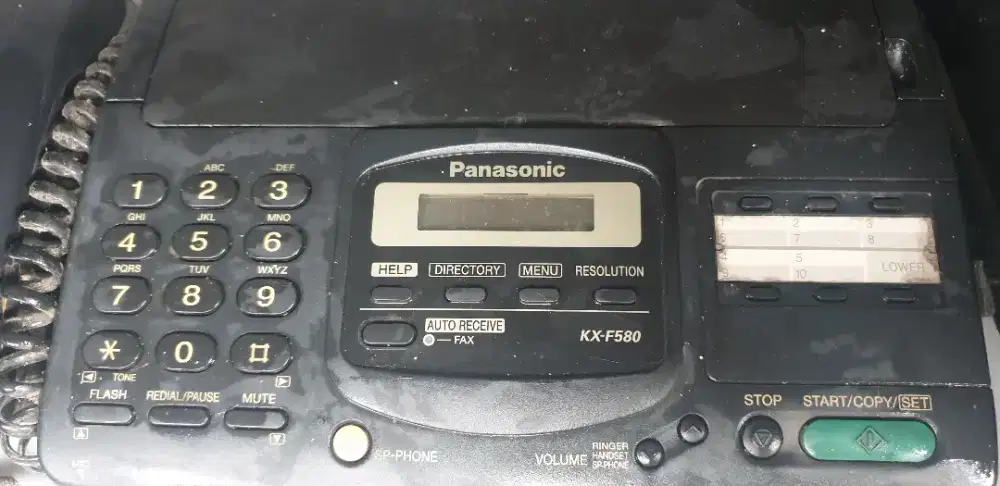 Mesin fax panasonic KX F580