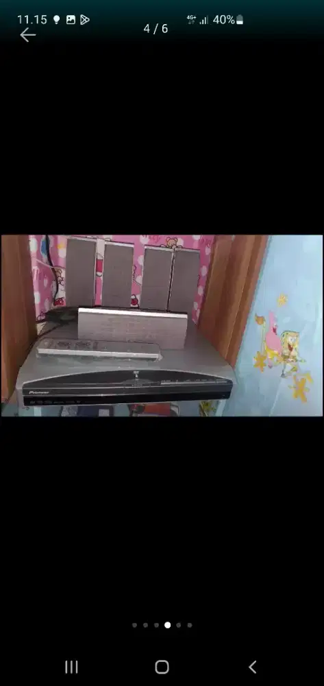 Pioneer home theater XV-DV300