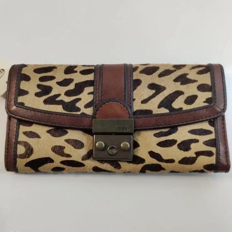 Dompet Fossil leopard