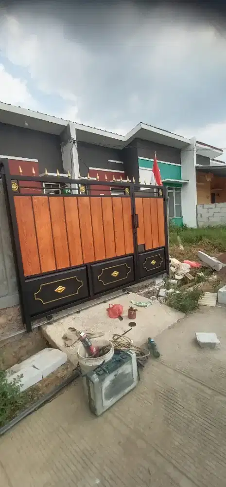 Pagar minimalis mdel grc