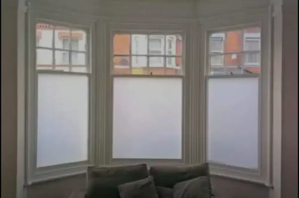 Cara mempercantik kaca dgn sticker sundblast cutting sticker printing