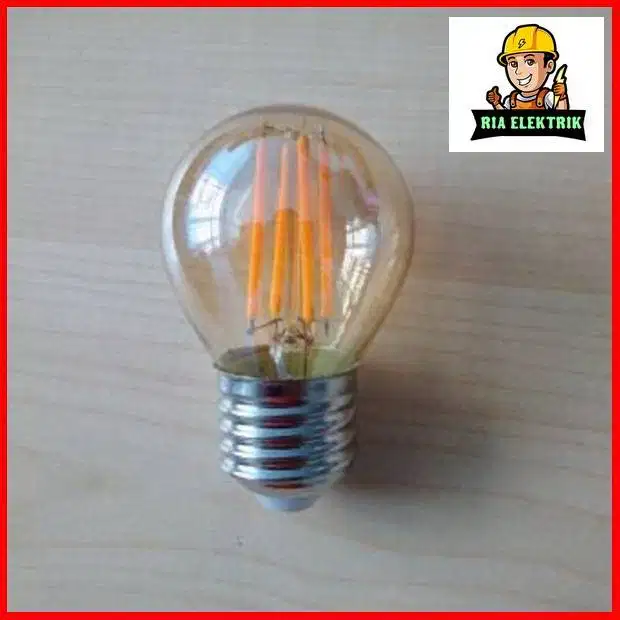 LAMPU LED FILAMENT 4 WATT / LAMPU EDISON 4 WATT E27 / LED BULB G45