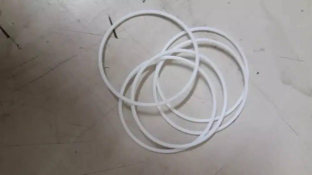 Seal oring dimensi 60x2 PTFE-P (teflon) untuk spare part industri