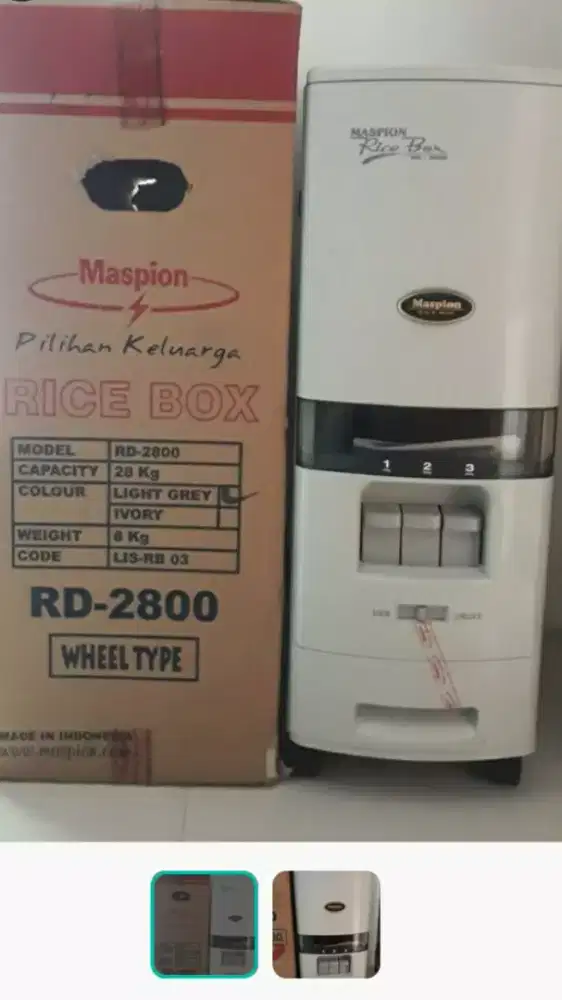 Rice box maspion
