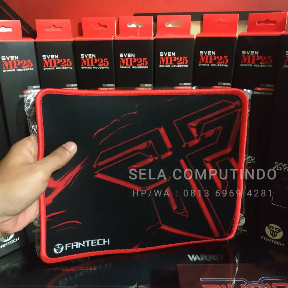 Mousepad Gaming Fantech Sven MP25, Alas Mouse Anti Slip Ekslusif