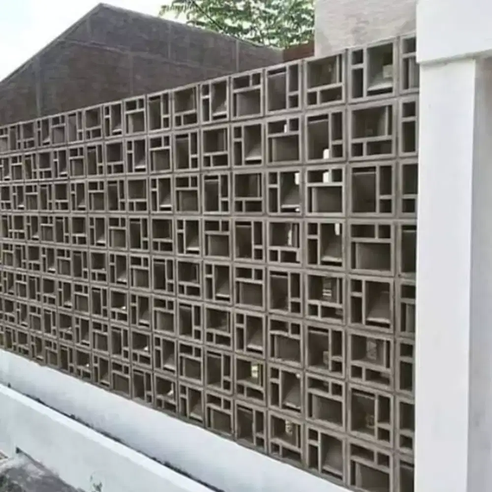 Roster beton, lubang angin, minimalis, bisa COD