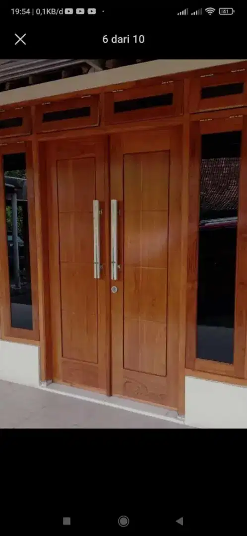 Pusat pintu jati harga langsung dari produsen