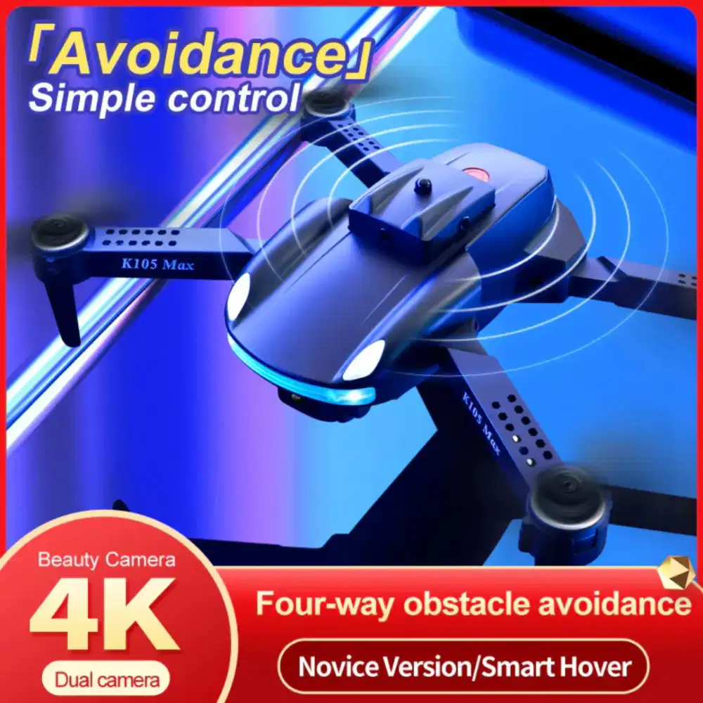 omnidirection quadcopter drone rc wifi  dual kamera 4k