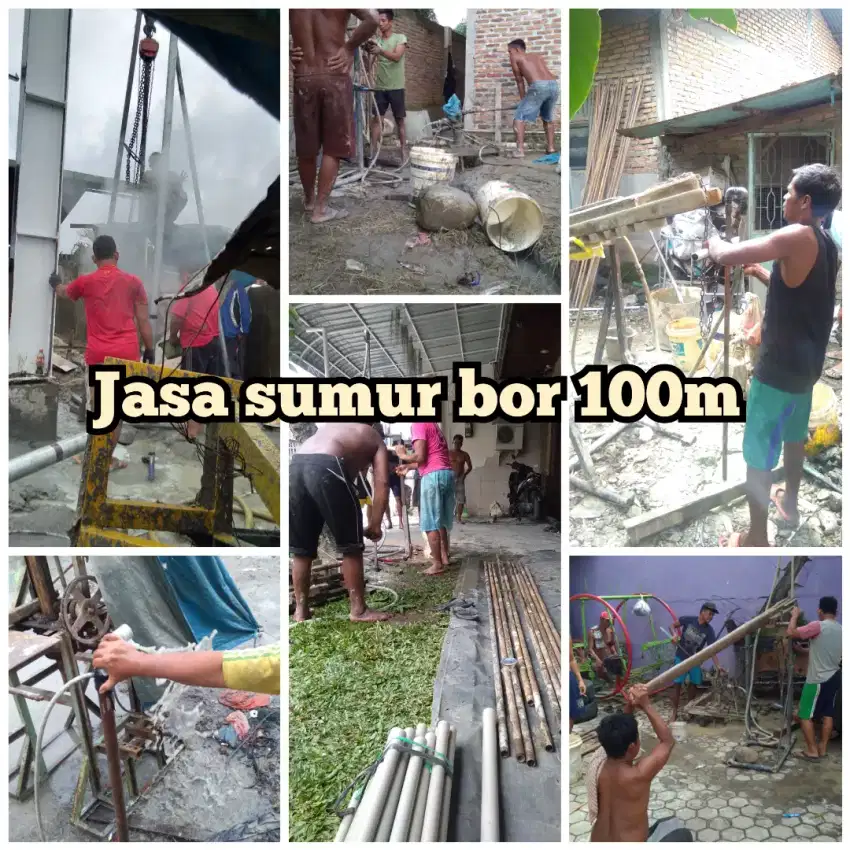 Jasa pembuatan sumur bor 100m