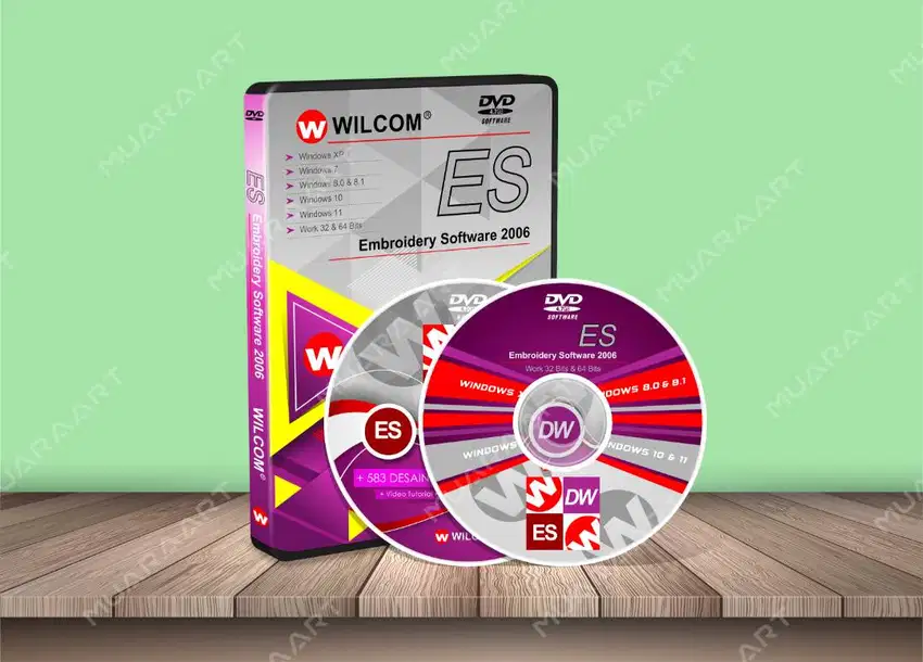 DVD Software Bordir Wilcom Embroidery Software ES 2006 SP4