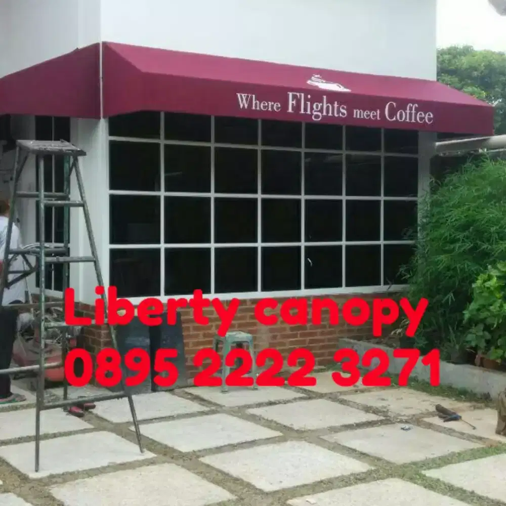 canopi kain sunbrella murah jakarta kanopi canopy awning termurah